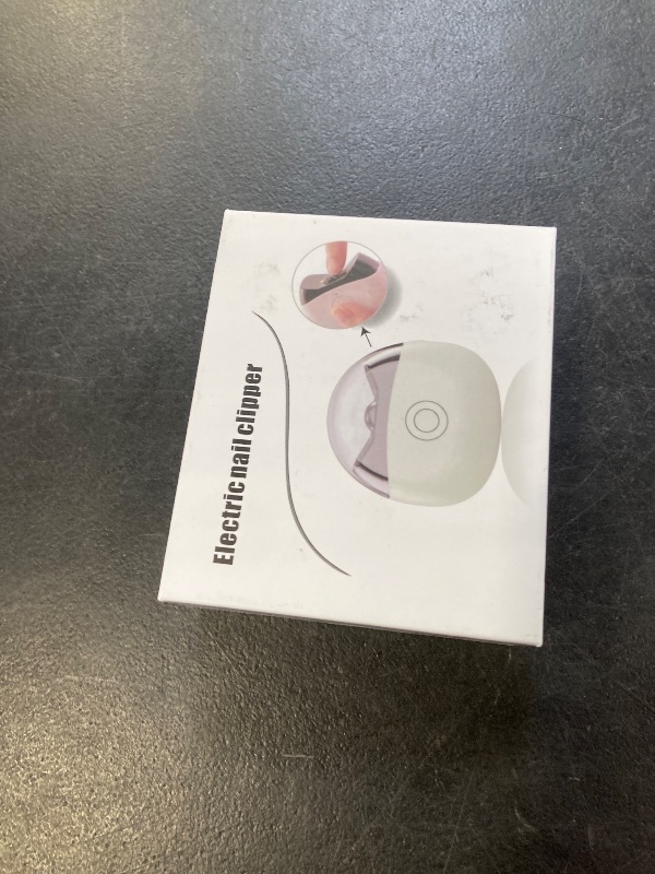 Photo 1 of SCAIKTIG Automatic Electric Nail Clipper with LED Light & 2 Speeds with Nail Scraps Storage, USB Rechargeable Safety Fingernail Trimmer for Baby, Children, Kids, Adult, Seniors and Caregivers, White