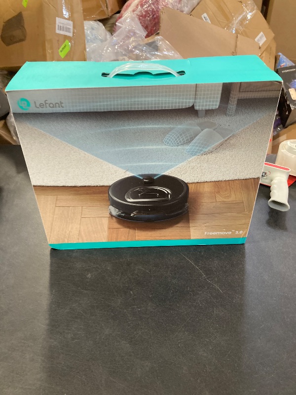 Photo 1 of Lefant LiDAR Robot Vacuum and Mop, Smart Mapping and Obstacle Avoidance, Tangle-Free Pet Hair, 2.4G/5G WiFi App Control, Slim Design for Wider Coverage, Carpet Detection, M330 Pro