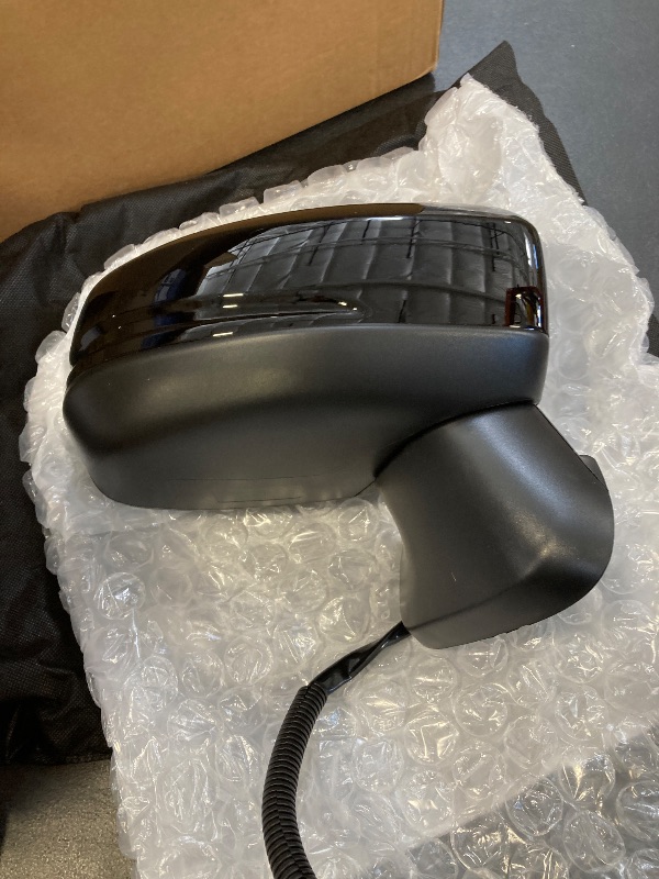 Photo 1 of JDMSPEED Right Side Side View Door Mirror Compatible with 2015-2020 Honda Fit Non-Heated Manual Folding Black Replace# HO1320332 76208-T5R-A01(6 pin)