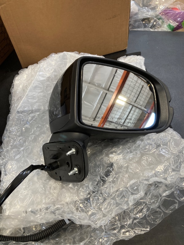 Photo 1 of JDMSPEED Right Side Side View Door Mirror Compatible with 2015-2020 Honda Fit Non-Heated Manual Folding Black Replace# HO1320332 76208-T5R-A01(6 pin)