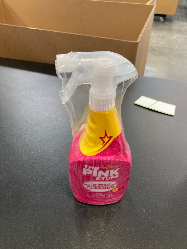 Photo 1 of Stardrops The Pink Stuff Miracle Multi-Purpose Cleaner – Removes Grease, Grime, and Stains on Kitchens, Bathrooms, Floors, and More, 25 fl Oz