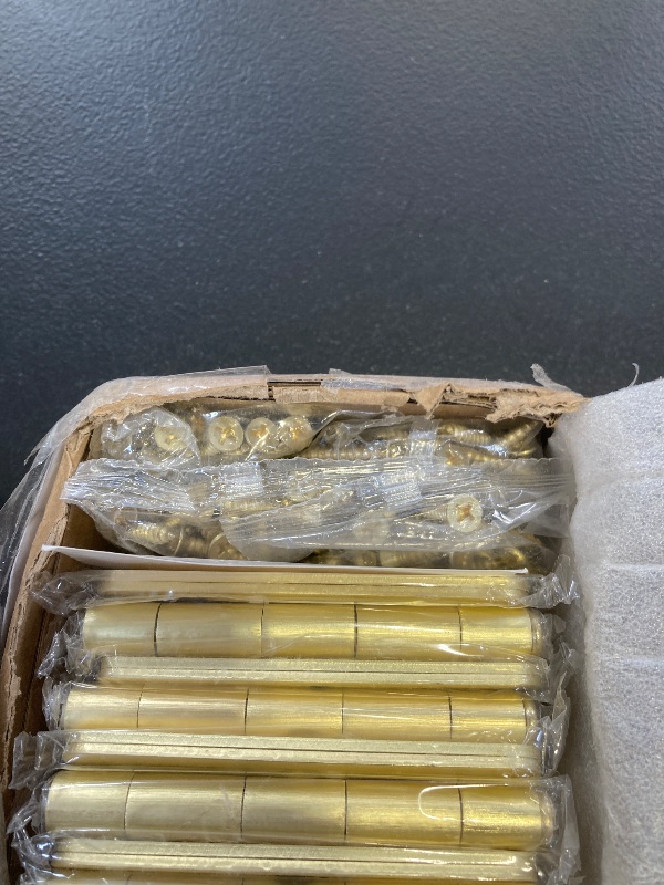 Photo 1 of 16 PCS- GOLD DOOR HINGES 3.5 INCH.