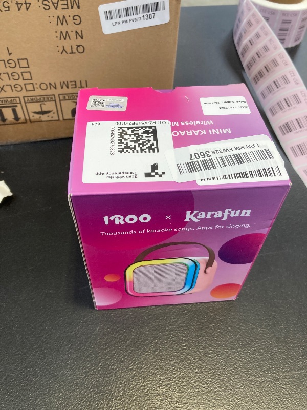 Photo 1 of Mini Karaoke Machine for Kids, 2026 TOP Toys Birthday Gifts Ideas for Girls Ages 4, 5, 6, 7, 8, 9, 10, 12+ Years Old, Portable MP3 Player with 2 Wireless Mics for Family Home Party