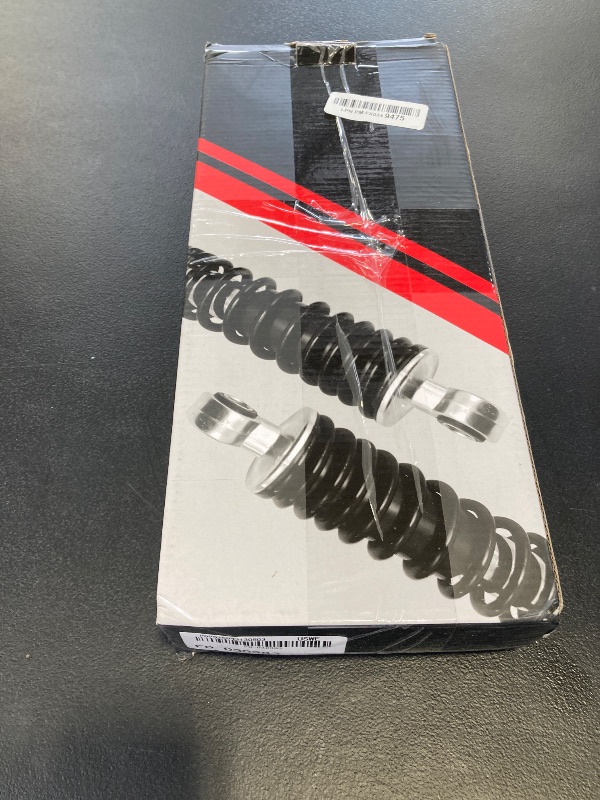 Photo 1 of 1 Pair 12.5 320mm Motorcycle Universal Rear Shock Absorbers Replacement for Suzuki Yamaha Sportster XL883 1200 90cc 110cc 125cc 150cc Dirt Bike Go Kart Sliver