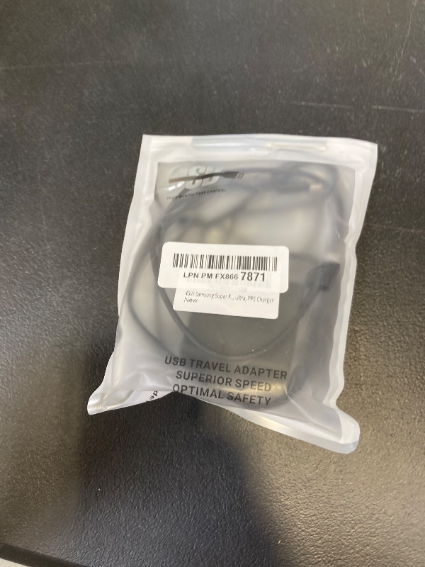 Photo 1 of 45W Super Fast Charger USB C Android Phone Type C Charger Fast Charging Block with 5FT Cord for Samsung Galaxy S26/S26 Ultra/S26+/S25 Ultra/S25/S24 Ultra/S24/S23 Ultra/S22/S21/S20/Note 10, Black