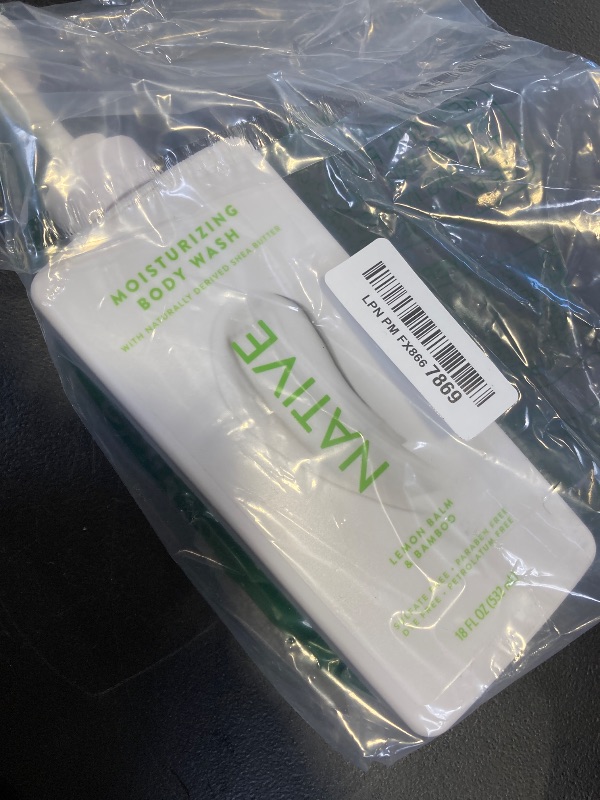 Photo 1 of Native Moisturizing Body Wash Contains Naturally Derived Ingredients | For Women & Men, Sulfate, Paraben, & Dye Free Leaving Skin Soft and Hydrated | Lemon Balm & Bamboo 18 oz