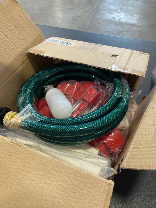 Photo 1 of CANVINO Automatic Chicken Waterer System (45 Accessories Included), Complete PVC Pipelines Set with Chicken Water Cups, Float Valve and Garden Hose, DIY Chicken Watering System (No Bucket Included)