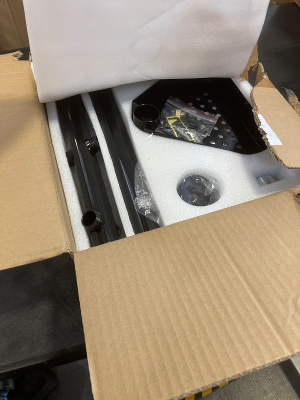 Photo 1 of Pool Outdoor Towel Rack, 6 Bars with Top Tray Metal Heavy Duty Pool Accessories with Heavy Metal Base, Hot Tub Accessories Towel Dying Rack Towel Stand for Pool, Hot Tub etc