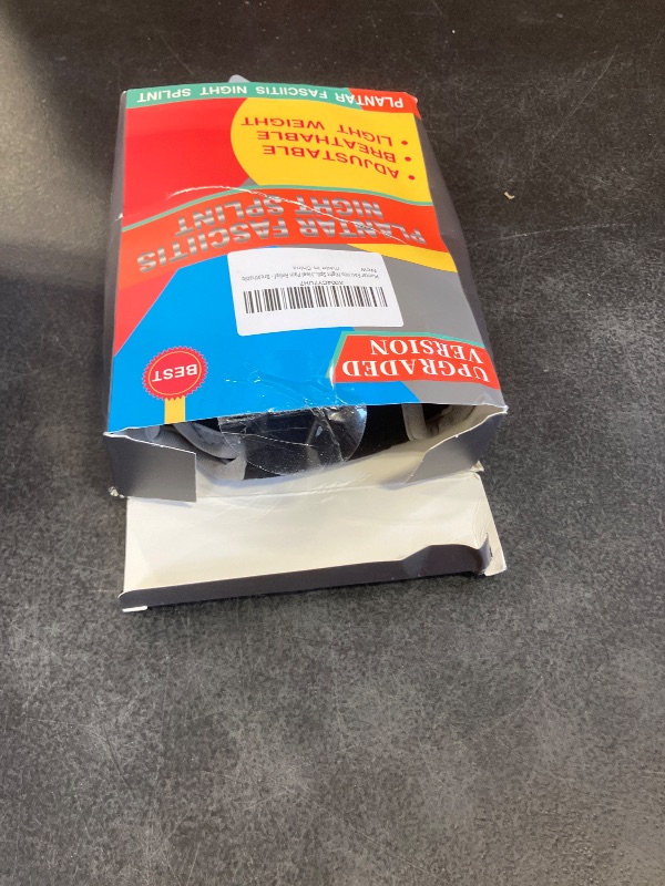 Photo 1 of SNUSIM Plantar Fasciitis Night Splint - Upgraded Plantar Fasciitis Relief Braces For Women Men Day Night - Ankle Brace Arch Support Achilles Tendonitis Relief Foot Drop Heel Pain Relief - Breathable