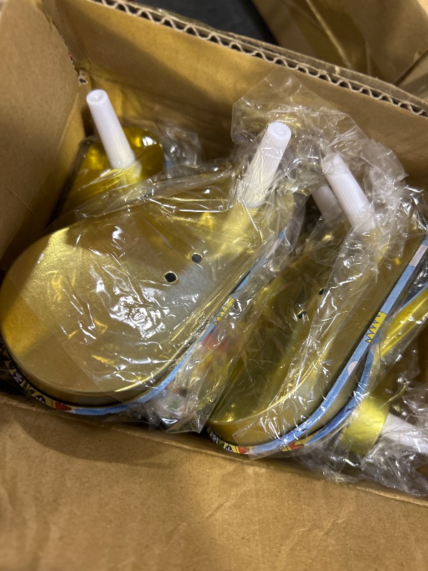 Photo 1 of 16 Pcs Metal Purim Gragger Noise Makers for Sporting Event Colorful Party Noise Makers Bulk Novelty Assorted Purim Gragger Party Favor for Holiday, Football Games, Pep Rally Supplies (Classic)