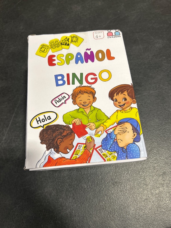 Photo 1 of 1step2dream Spanish Bingo Game for Kids: Enhancing Learning with Spanish Sight Word Matching Games - Ideal for Classroom & Family | Fun Sightwords Game