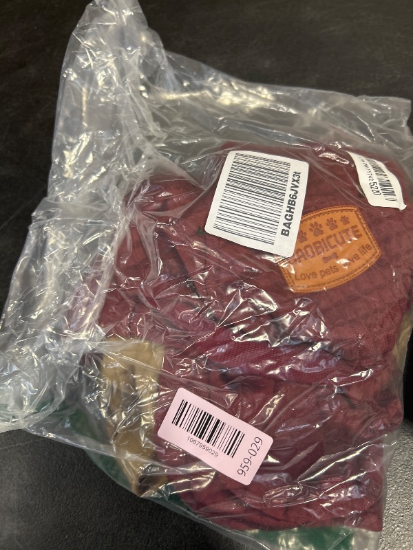 Photo 1 of 2 Pack Dog Hoodie Sweaters for Small Medium Dogs Warm Dog Clothes for Large Dogs Soft Waffle-Like Laminated Sweatshirt Bulldog (Brown+Wine Red, M (Back: 15.5",Chest: 21.6", Neck: 13"))