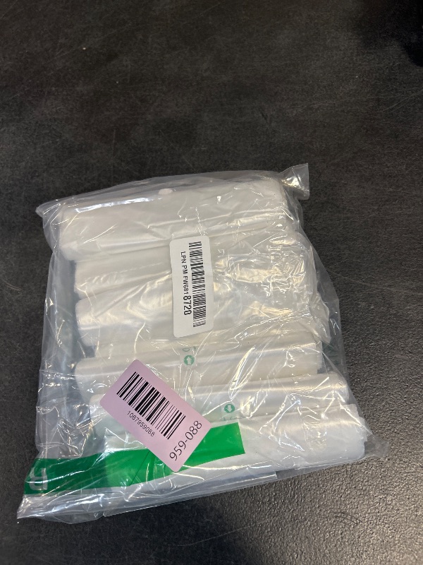 Photo 1 of 10 Gallon 60pcs Medium Clear Trash Bags Strong Clear Garbage Bags, Bathroom Trash Can Bin Liners, Plastic Bags for Office Home Kitchen, Waste Basket Liner, Fit 30 Liter, 10 Gal(10G60-Clear)