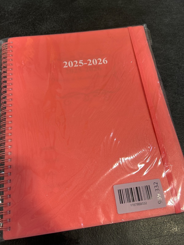 Photo 1 of 2026-2027 Planner - 18 Months Weekly & Monthly Planner from January 2026 - June 2027, Academic Planners 2026-2027 with Elastic Closure, Inner Pocket, 8.5" x 11", Pink