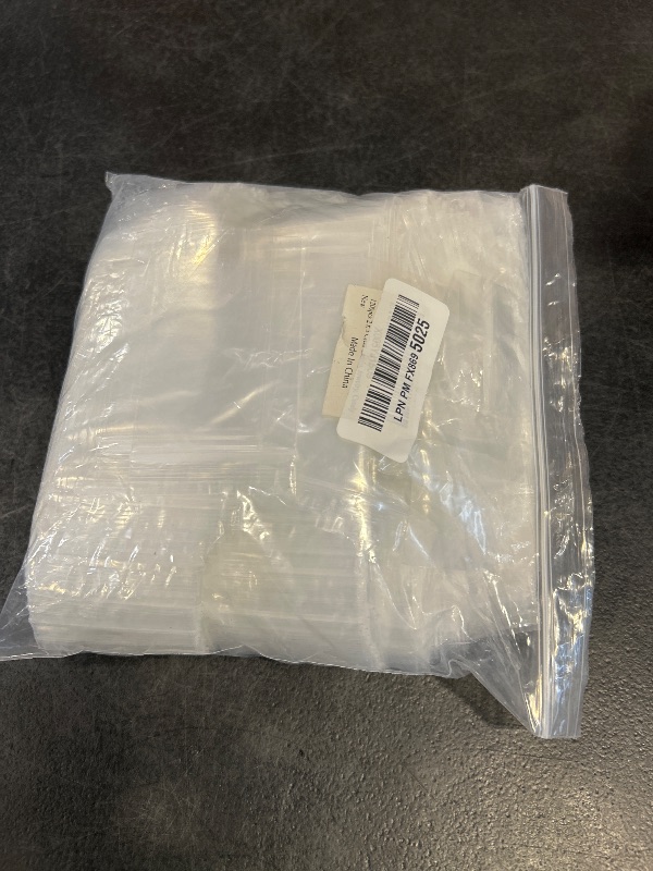 Photo 1 of 1200pcs 2 x 3 Clear Zip Bag, Small Plastic Jewelry Bags, 2 mil Thick Small Baggies, Resealable Zipper Bag, Storage Baggies for Daily Vitamin, Jewelry, Candy