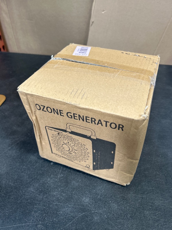 Photo 1 of 2026 Upgraded Ozone Generator, High Capacity Ozone Machine Odor Removal Up to 6000 Sq.Ft, for Car/Home/Smoke/Pet Odor, Black