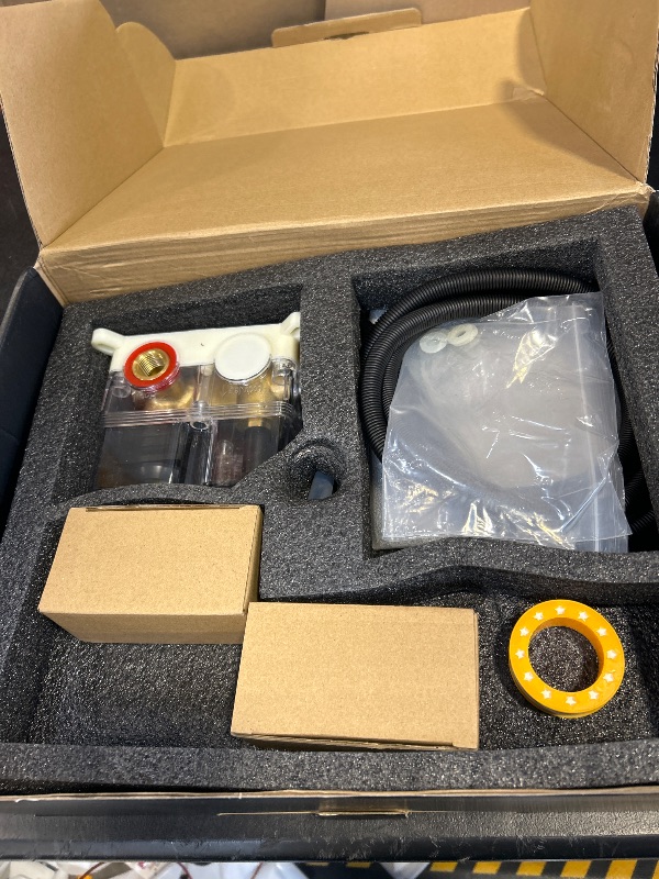 Photo 1 of Baetuy Black Shower Faucet Set, Rainfall Shower System with Square Shower Head and Handle Set, Wall Mounted Shower Fixtures, Shower Valve and Trim Kit 12 inch Matte Black