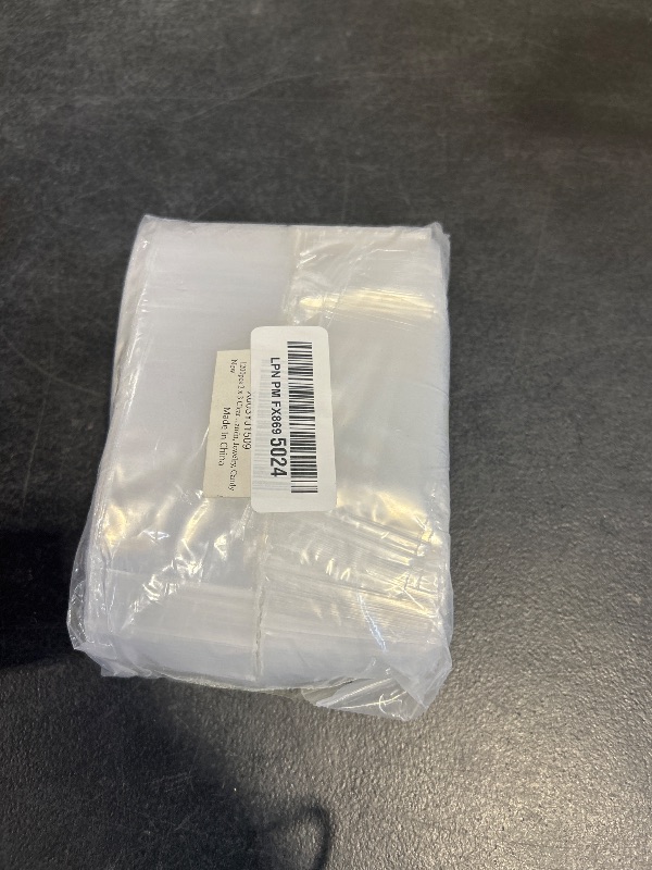 Photo 1 of 1200pcs 2 x 3 Clear Zip Bag, Small Plastic Jewelry Bags, 2 mil Thick Small Baggies, Resealable Zipper Bag, Storage Baggies for Daily Vitamin, Jewelry, Candy
