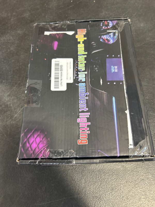 Photo 1 of Acrylic Interior Car LED Lights with Wireless APP/Remote/Button Control, 6 in 1 Dreamcolor USB Car Ambient Lighting Kit 16 Million Colors Neon Strip Accessories for Vehicle Inside Decoration
