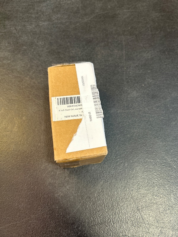 Photo 1 of 4 Inch Ceiling Fan Downrod With Hanger Ball, 1" Diameter Matte Black Ceiling Fan Extension Rod (No Threads),Universal Down Rods for Ceiling Fans,Easy Installation