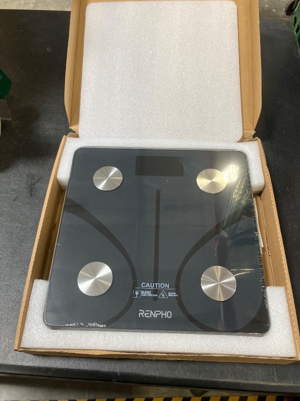 Photo 1 of RENPHO Smart Scale for Body Weight, FSA&HSA Eligible, Digital Bathroom Scale BMI Weighing Bluetooth Body Fat Scale, Body Composition Monitor Health Analyzer with Smartphone App, 400 lbs - Elis 1