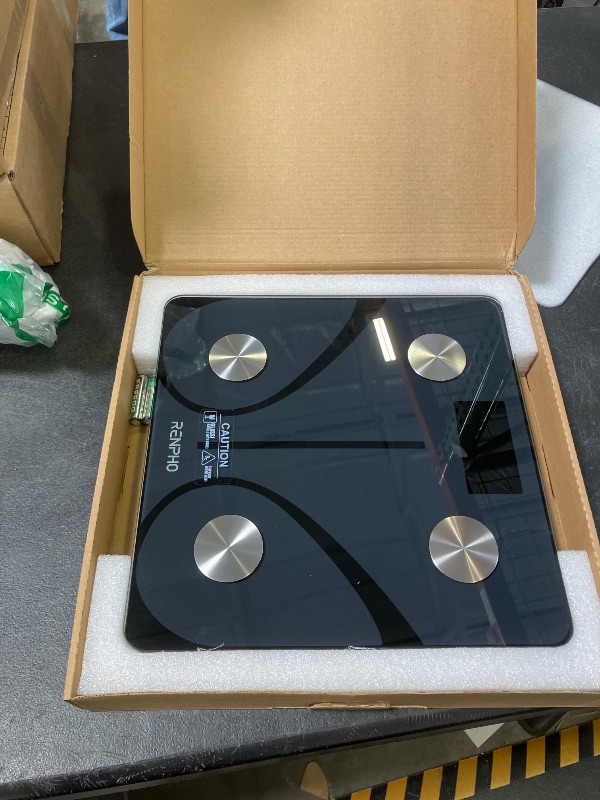 Photo 1 of RENPHO Smart Scale for Body Weight, FSA&HSA Eligible, Digital Bathroom Scale BMI Weighing Bluetooth Body Fat Scale, Body Composition Monitor Health Analyzer with Smartphone App, 400 lbs - Elis 1