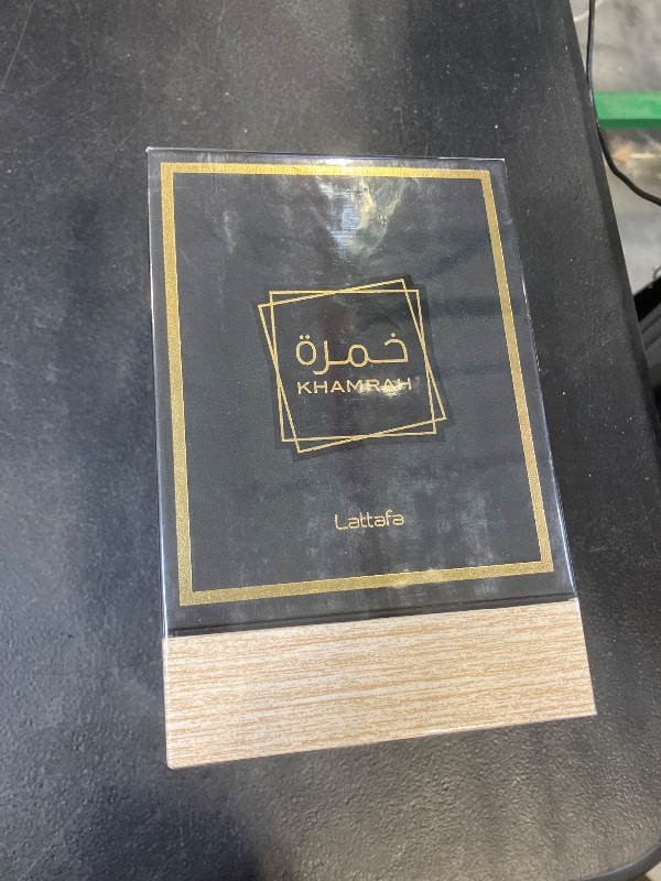 View 3 of Lattafa Khamrah - Vanilla, Warm Spicy, Amber, Cinnamon - Eau de Parfum Long-Lasting Fragrance for Unisex, 3.40 Ounce / 100 ml ITEM IS FACTORY SEALED