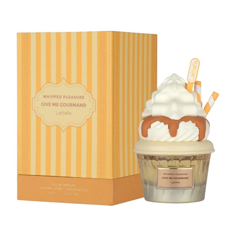 Photo 1 of Lattafa Whipped Pleasure Eau de Parfum, Give Me Gourmand Collection, Spray Form, 75ml, Whipped Cream, Caramel & Vanilla Scent, Long-lasting 2.53 FL OZ ITEM IS FACTORY SEALED
