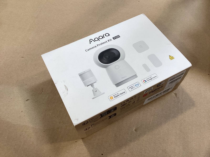 Photo 1 of Aqara Camera Protect Kit Y100-4 Piece Wireless Home Security System with 2K Camera Hub G3, 3 Smart Sensors, HomeGuardian, Local Automation & 24/7 Alerts, Supports HomeKit, Google Home, Alexa
