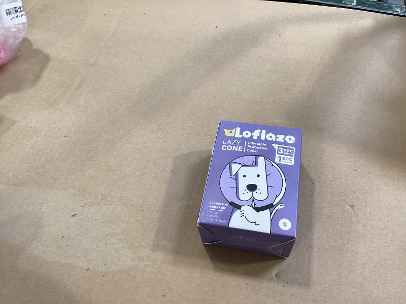 Photo 1 of Loflaze Inflatable Dog Cone Collar - Dog Neck Donut Cone Collar Alternative After Surgery - Soft Cone for Large Medium Small Dogs Cats - Alternative Recovery E Collar (Blue, M+)