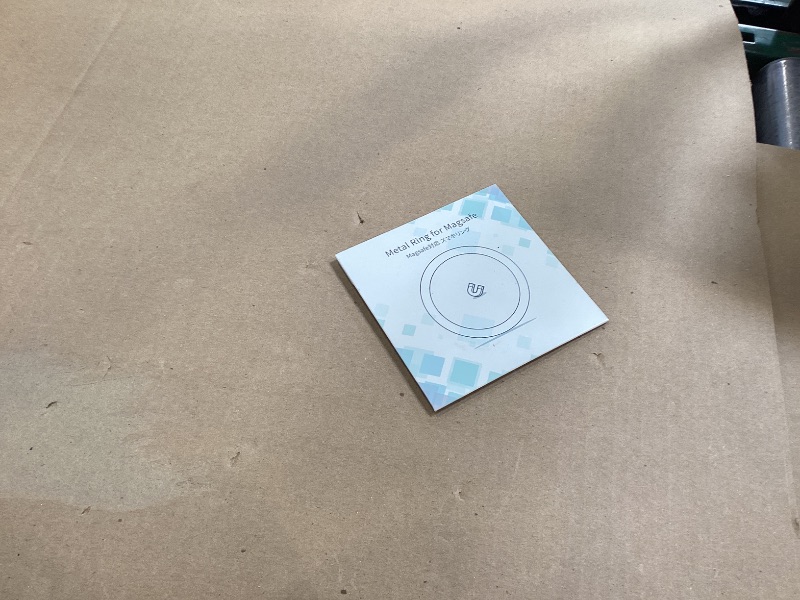 Photo 1 of Aothey Universal Metal Rings Compatible with Magsafe Sticker,Magnetic Ring for Phone Cases & Wireless Charging, 6 Pack (2 Black,2 White & 2 Silver)