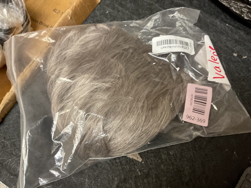 Photo 1 of BECUS Gray Pixie Cut Wig – Short Wigs for Women Synthetic, Natural Looking Layered Grey Wig, Easy Wear Pixie Cut Wig for White Women Halloween & Cosplay Daily Use