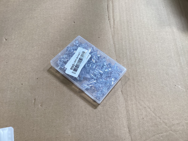 Photo 1 of Clear Plastic Shelf Support Pegs - 5mm Cabinet Shelf Pins (50 Pieces)