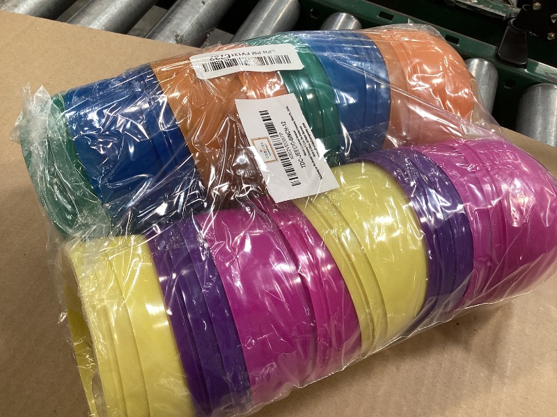 Photo 1 of 6 Inch Jumbo Fillable Easter Eggs, 12-Pack Colorful Bright Plastic Easter Eggs, Perfect for Easter Egg Hunt, Surprise Egg, Easter Hunt, Assorted Colors, 6" Giant Fillable Eggs (12-Pack)
