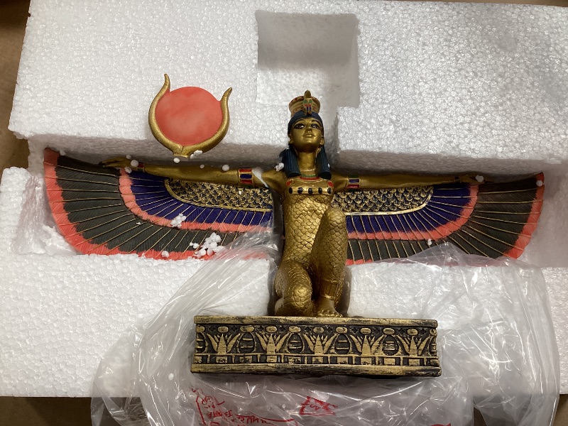 Photo 1 of Egyptian Isis With Open Wings - Collectible Figurine Statue Figure