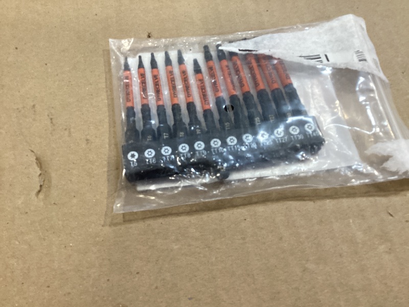 Photo 1 of 12-Pack Impact Security Torx Bit Set (T5-T40) 3-Inch Long, S2 Steel, Professional Tamper Proof Star Bits Set, with 1/4" Hex Shank, Magnetic & High Torque for Automotive/Electronics/DIY