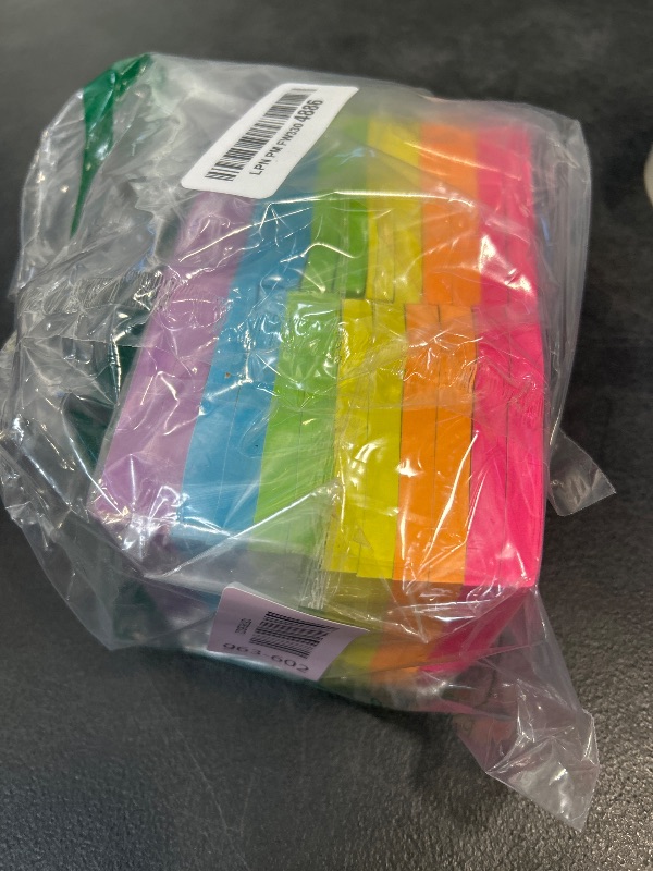 Photo 1 of (24 Pack) Sticky Notes 3x3 in Post Bright Stickies Colorful Super Sticking Power Memo Pads, Strong Adhesive, 74 Sheets/pad