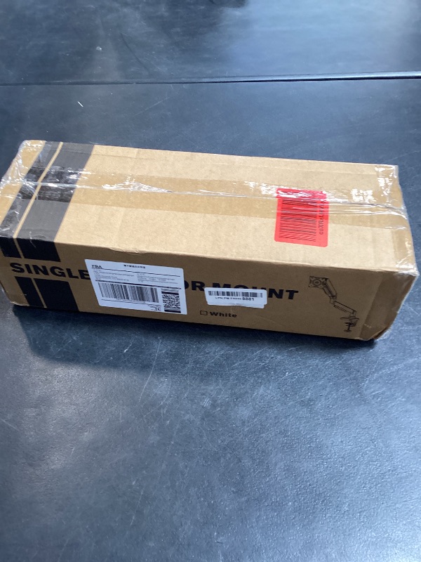 Photo 1 of Hemudu Single Monitor Mount, Gas Spring Arm for 17-32 inch Screens Adjustable Monitor Stand, Vesa Mount Stand with Clamp and Grommet Aluminum Base - Fits 4.4 to 22lbs LCD Computer Monitors HD09B-001