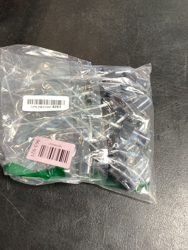 Photo 1 of Telooco 10 Pack Spray Bottle Tops Replacement, 24/410 Fine Mist Spray Bottle Nozzle with 5.9" Dip Tube Plastic Sprayer Pump for Essential Oil Perfumes Cleaning Solutions (Black)