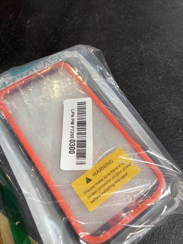 Photo 1 of FNTCASE for iPhone 17 Phone Case: Military Grade Drop Proof Protection Mobile Cover with Kickstand | Matte Textured Rugged Shockproof TPU | Protective Sturdy Phone Case - 6.3 inch Orange