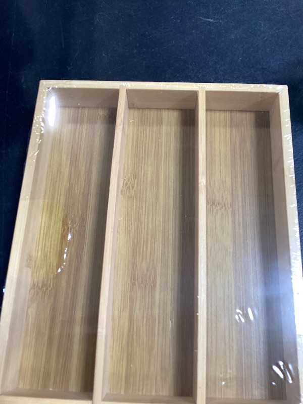 Photo 1 of Fibogollo Silverware Organizer Bamboo Kitchen Drawer Organizer Kitchen Utensil Organizers, Flatware Organizer Tray for Flatware, Utensils(Natural)