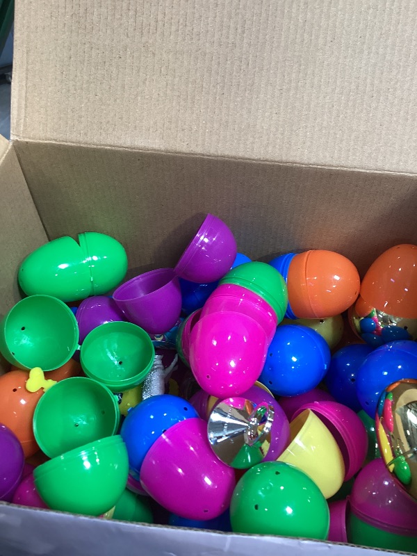 Photo 1 of 100 Pack Prefilled Easter Eggs with Assorted Toys Inside Include 6 Surprise Golden Egg, 100 Plastic Easter Egg Fillers with Fidget Toys for Kids Boys Girls, Easter Basket Stuffers Easter Party Favor