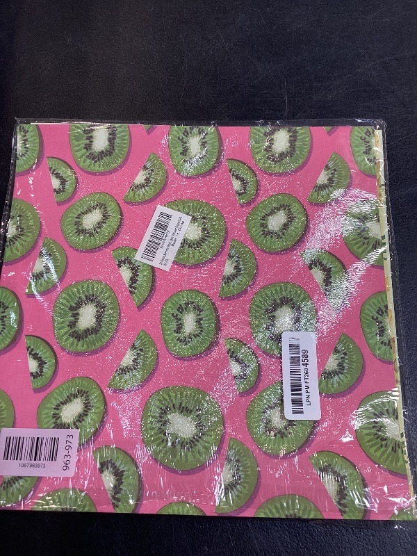 Photo 1 of 24 Sheets Summer Fruit Pattern Paper 12" x 12" Summer Fruit Scrapbook Paper Pad Double-Sided Tropical Fruits Strawberry Lemon Watermelon Peach Patterned Decorative Craft Papers Summer Papers Pack
