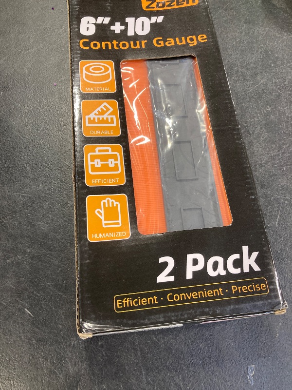 Photo 1 of Zozen 2Pack Contour Gauge, Engraved Scale - Not Fade, 10'' and 6'' Contour Gauge Profile Tool Duplicator with Lock, Measure Copy Tool, Cool Gadgets for Men, Gifts for Men Dad Husband.