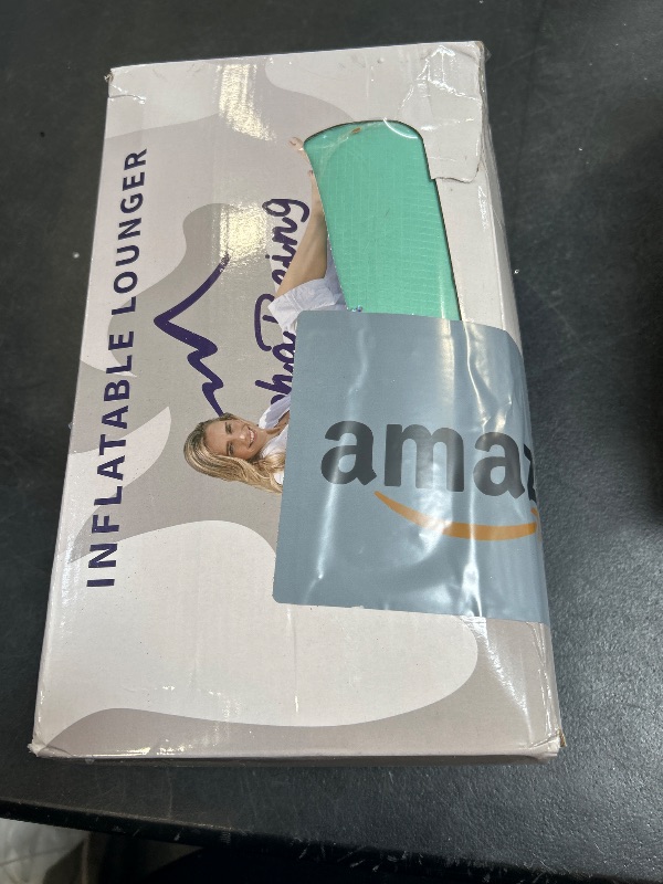 Photo 1 of AlphaBeing Inflatable Lounger - Best Air Lounger for Travelling, Camping, Hiking - Ideal Inflatable Couch for Pool and Beach Parties - Perfect Air Chair for Picnics or Festivals