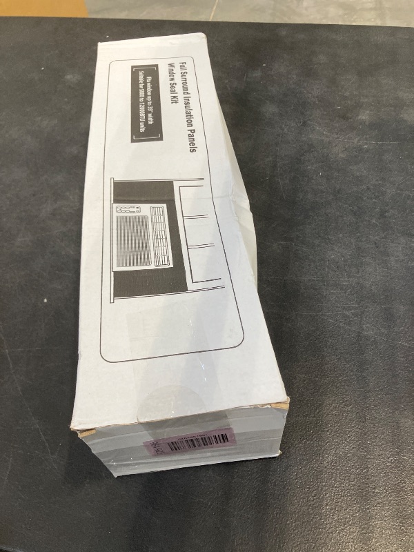 Photo 1 of BJADE'S Window Air Conditioner Side Insulated Foam Panel, One-piece Full Surround Insulation Panels Window Seal Kit, Summer and Winter Heat and Draft Insulating