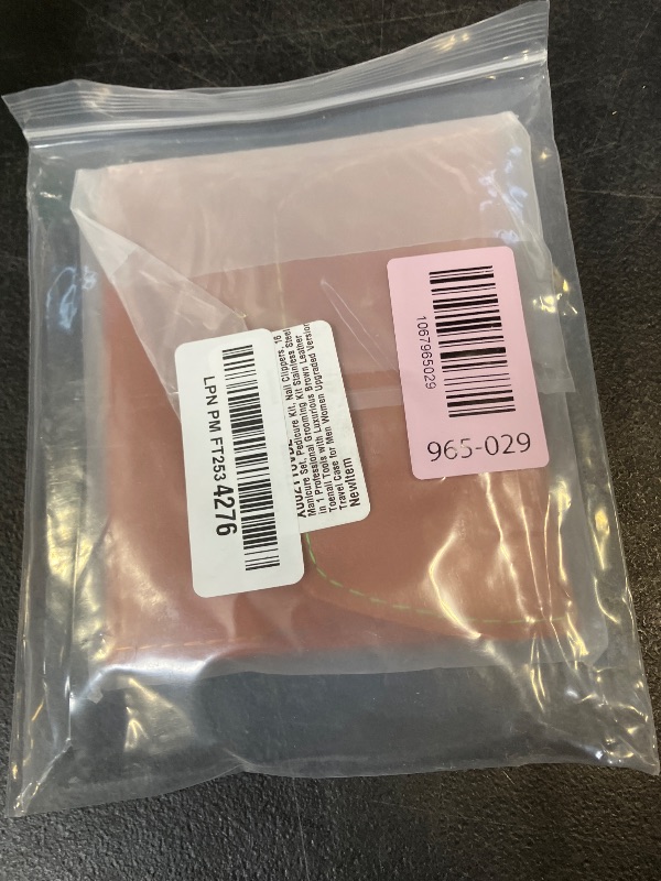 Photo 1 of Manicure Set, Pedicure Kit, Nail Clippers, 16 in 1 Professional Grooming Kit Stainless Steel, Toenail Tools with Luxurious Brown Leather Travel Case for Men Women Upgraded Version