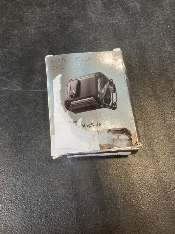 Photo 1 of RFUNGUANGO Compatible AirPods Pro 2nd Generation Case with Phone Holder and Compatible Back Magnetic Suction Function, Suitable for AirPods Pro 2 Case, Blue