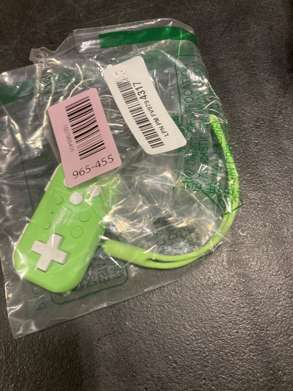 Photo 1 of 8Bitdo Micro Bluetooth Gamepad Pocket-sized Mini Controller for Switch, Android, and Raspberry Pi, Supports Keyboard Mode (Green)