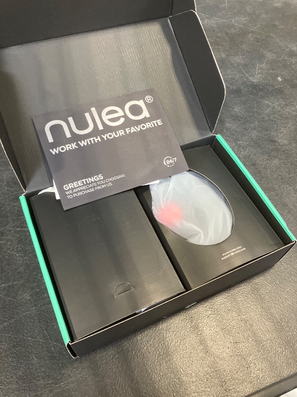 Photo 1 of Nulea M501 Wireless Trackball Mouse, Rechargeable Ergonomic, Easy Thumb Control, Precise & Smooth Tracking, 3 Device Connection (Bluetooth or USB Receiver), Compatible for PC, Laptop, Mac, Windows.